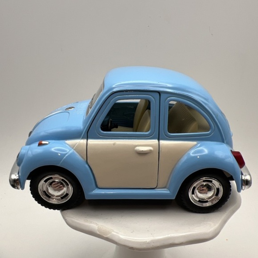 Lot Of 2 Volkswagen Beetle Diecast Model Toy Cars -4" Kinsmart 1967 & Fortune